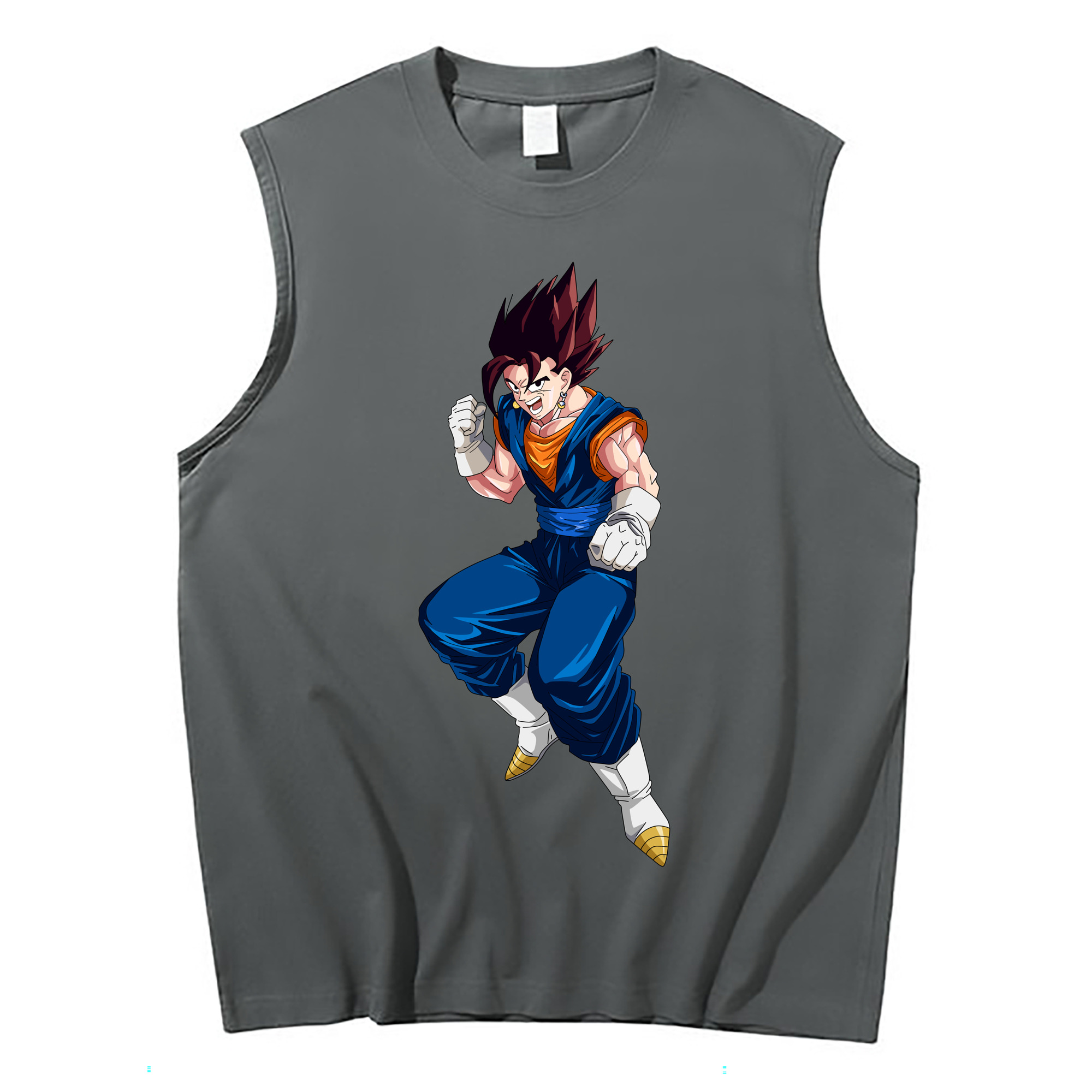 （画像用） ドラゴンボール 孫 悟飯（そんごはん）DRAGON BALL Son Gohan コットン100％タンクトップ（フロントプリント）